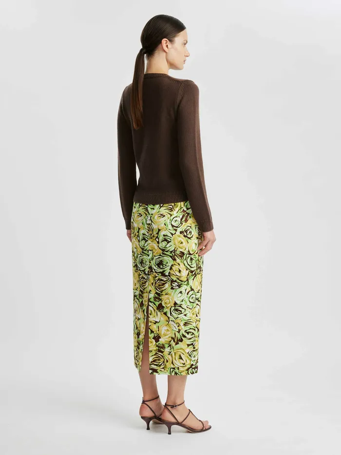 Knitwear Emilia Wickstead Women Pace Brown Knitted Jumper