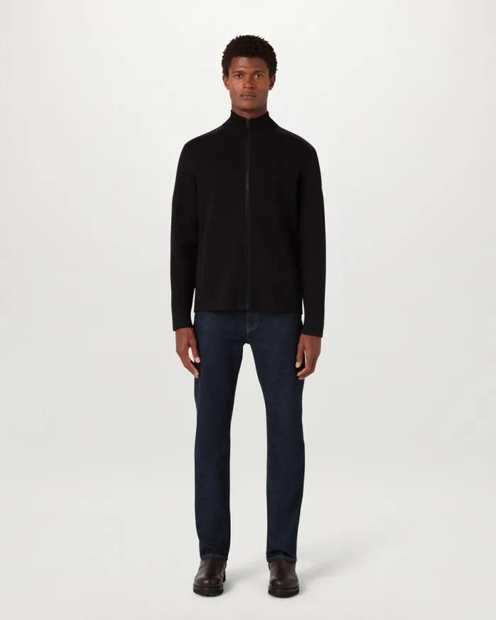 Knitwear Men Belstaff Verge Zip Cardigan Black Knitwear Men Belstaff Verge Zip Cardigan Black