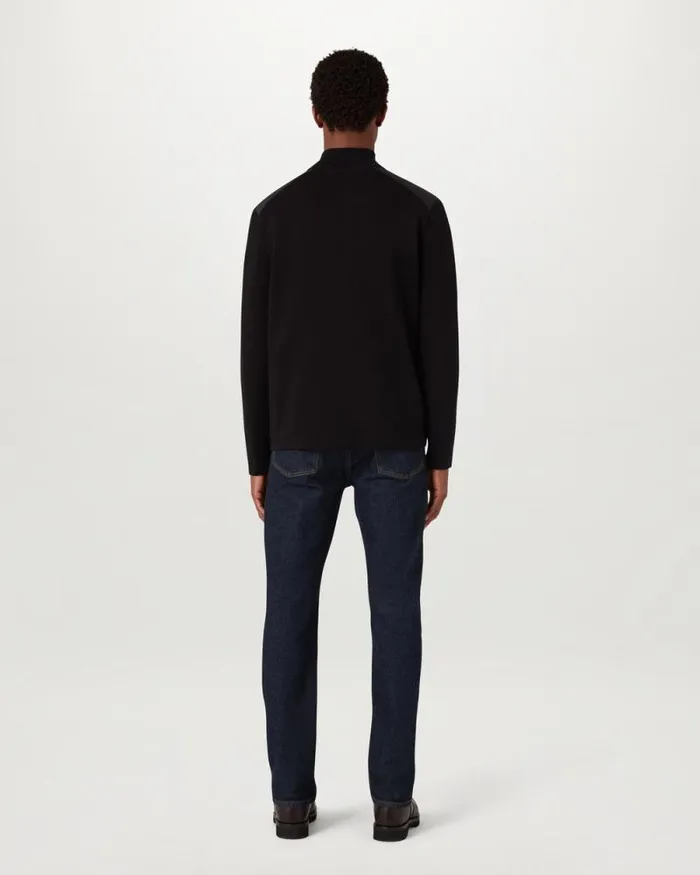 Knitwear Men Belstaff Verge Zip Cardigan Black Knitwear Men Belstaff Verge Zip Cardigan Black
