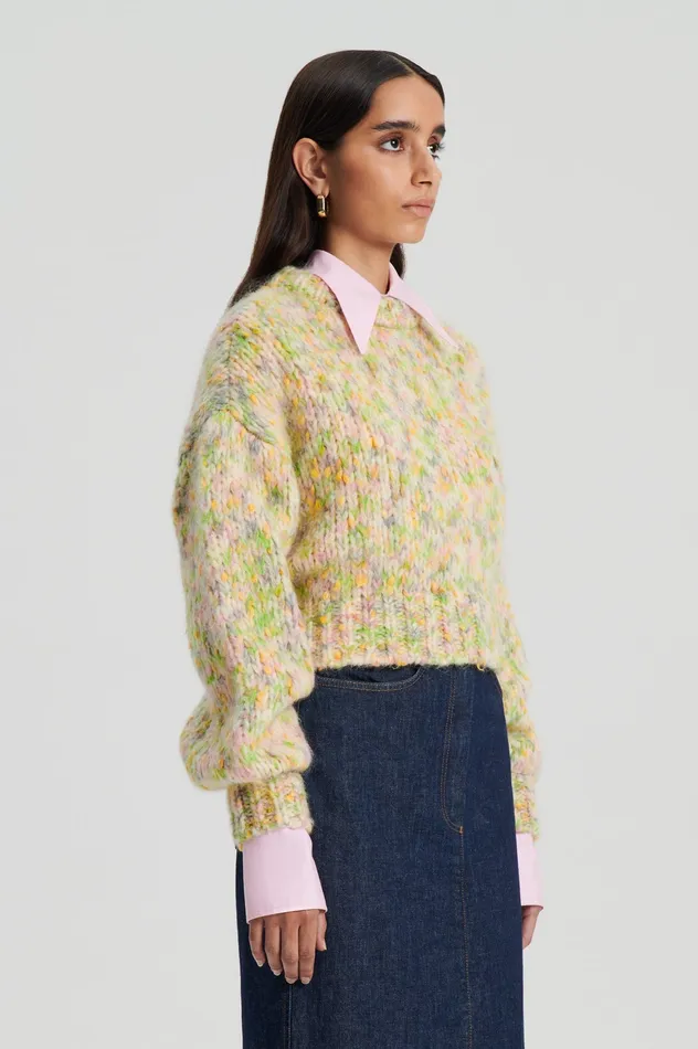 Knitwear TEXTURED COCOON SWEATER MULTI Scanlan Theodore Women Knitwear TEXTURED COCOON SWEATER MULTI Scanlan Theodore Women