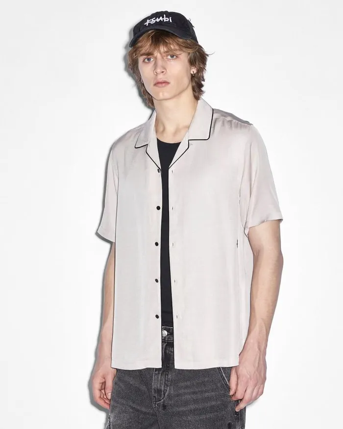 Ksubi 1999 Downtown Ss Shirt Grey Mens Shirts