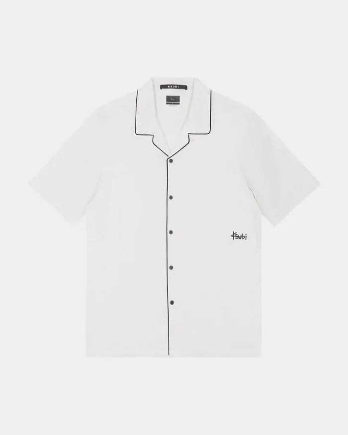 Ksubi 1999 Downtown Ss Shirt Grey Mens Shirts