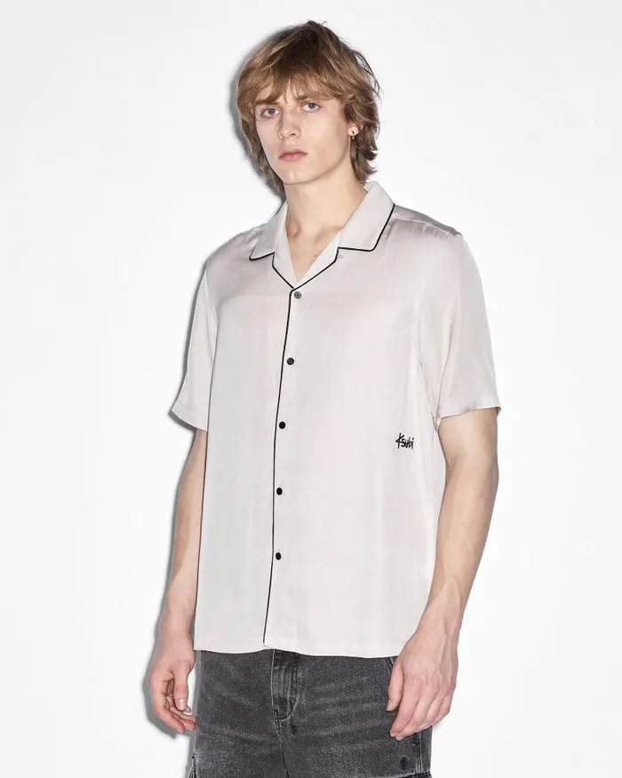 Ksubi 1999 Downtown Ss Shirt Grey Mens Shirts