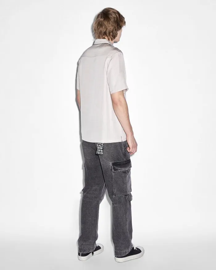 Ksubi 1999 Downtown Ss Shirt Grey Mens Shirts