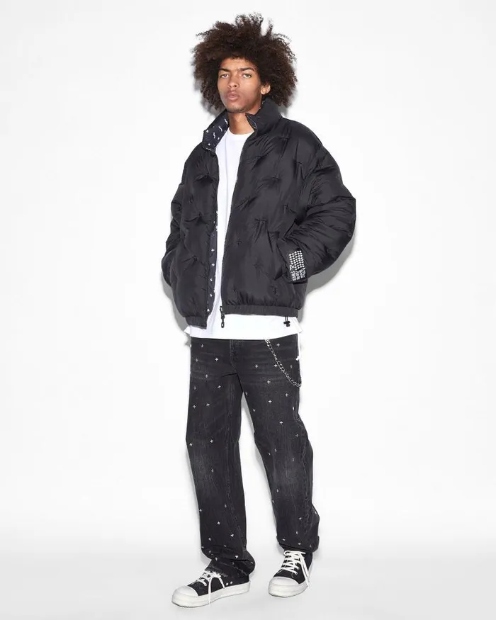 Ksubi Anti K Metalik Black Mens Relaxed