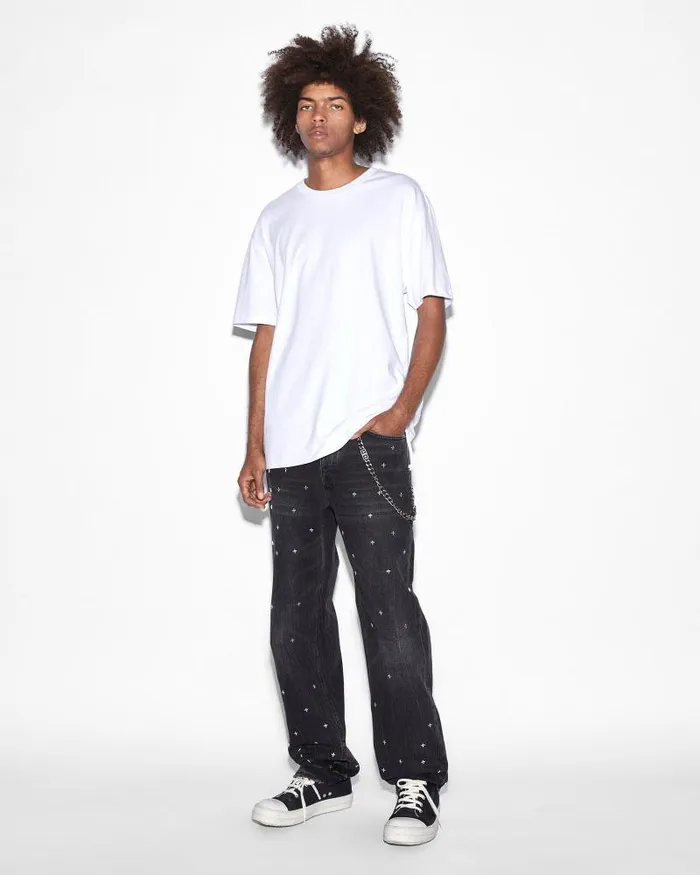 Ksubi Anti K Metalik Black Mens Relaxed