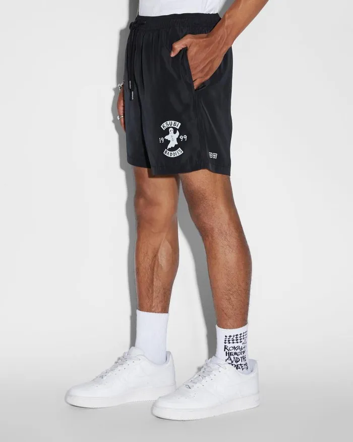 Ksubi Baddies Boardshort Jet Black Mens Shorts