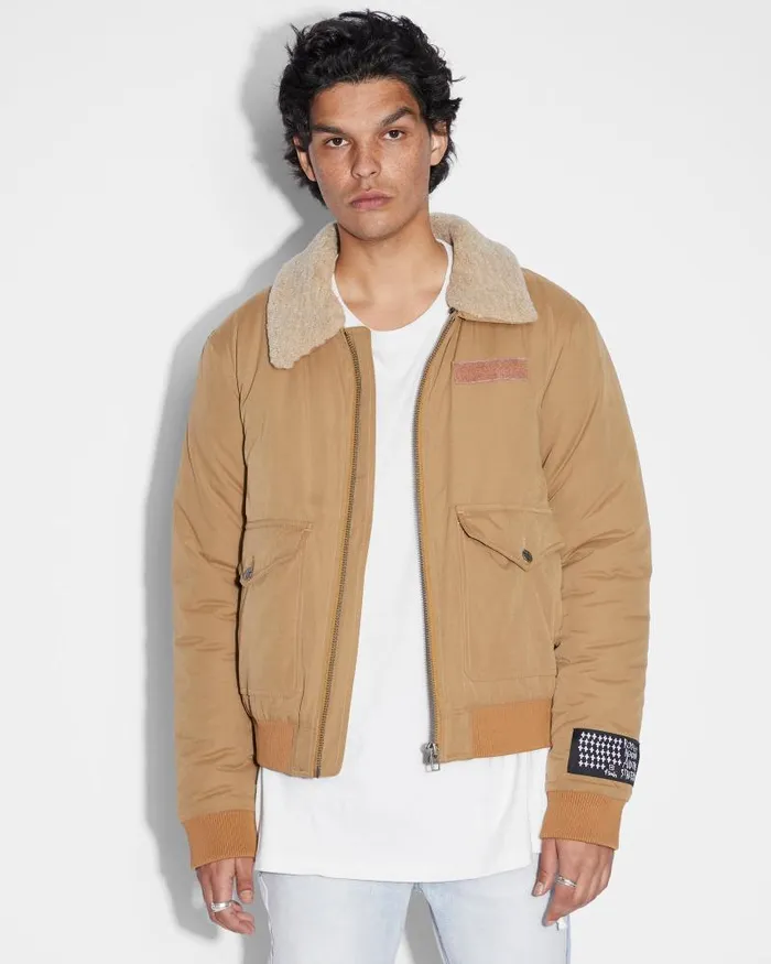 Ksubi Charter Jacket Tan Mens Jackets