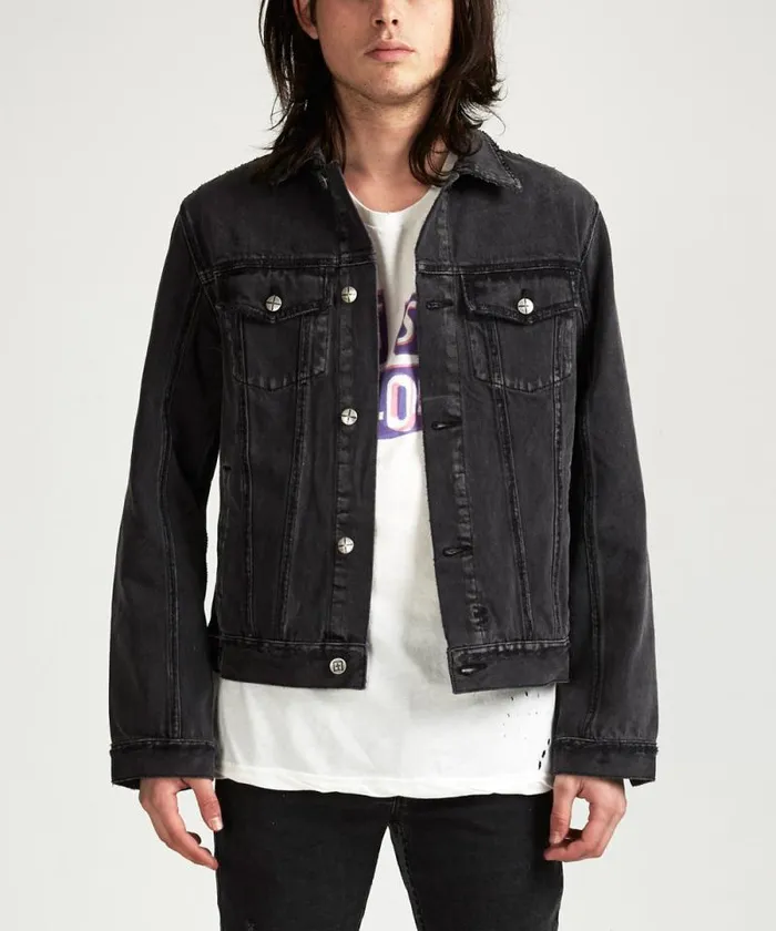 Ksubi Classic Jacket Sketchy Black Mens Jackets