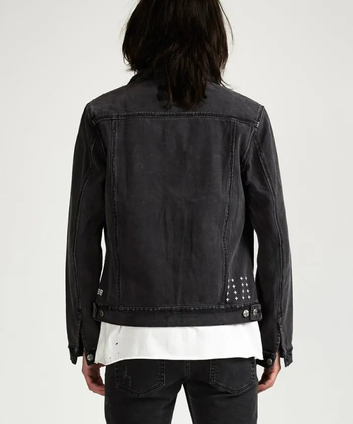 Ksubi Classic Jacket Sketchy Black Mens Jackets