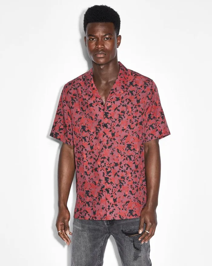 Ksubi Digi Resort Ss Shirt Multi Mens Shirts