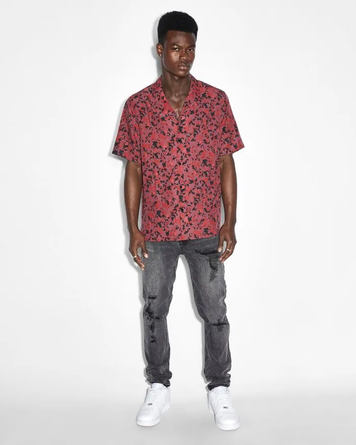 Ksubi Digi Resort Ss Shirt Multi Mens Shirts