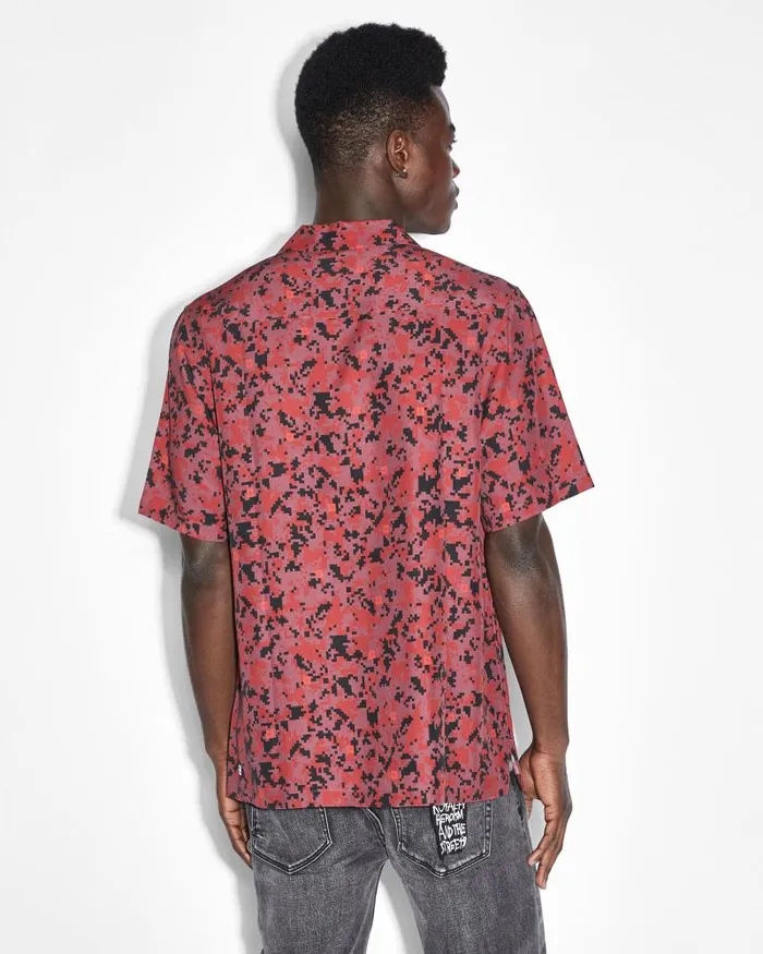 Ksubi Digi Resort Ss Shirt Multi Mens Shirts