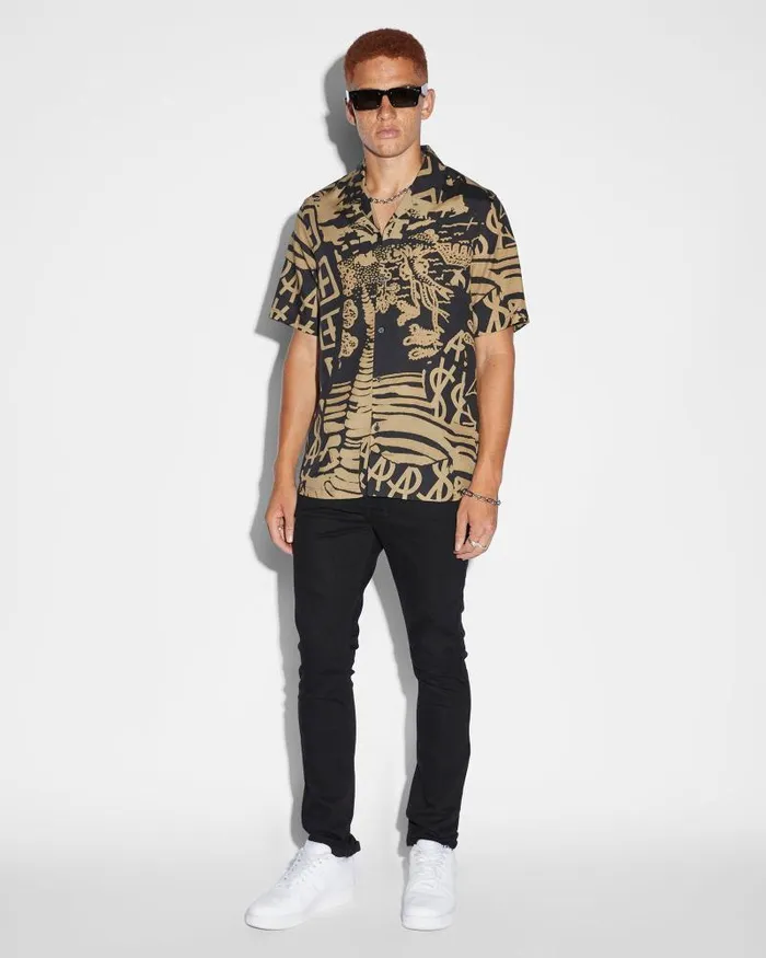 Ksubi Ikonik Resort Ss Shirt Fade Mens Shirts
