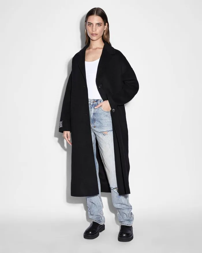 Ksubi Kamille Coat Black Womens Jackets