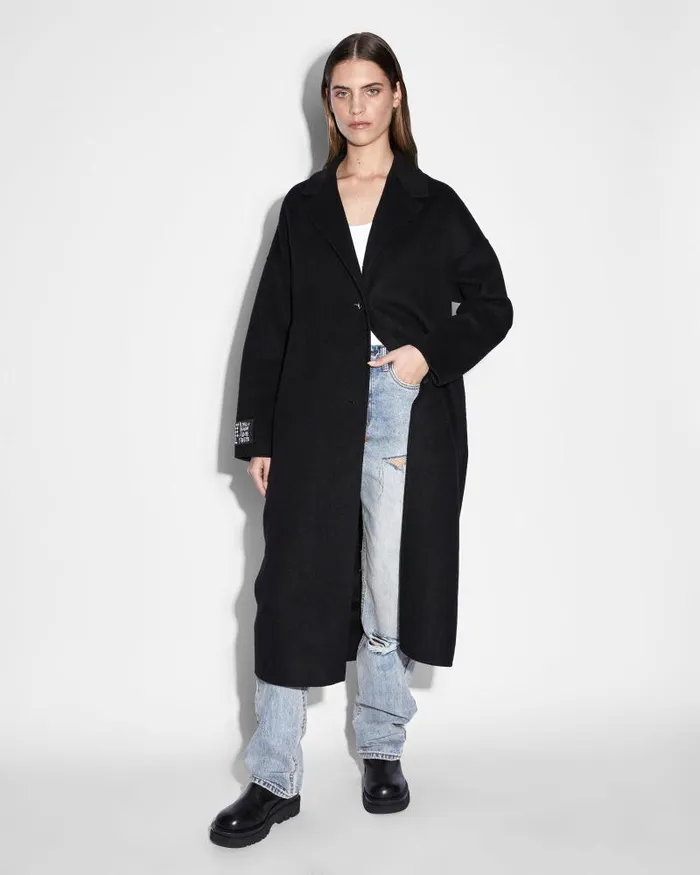 Ksubi Kamille Coat Black Womens Jackets
