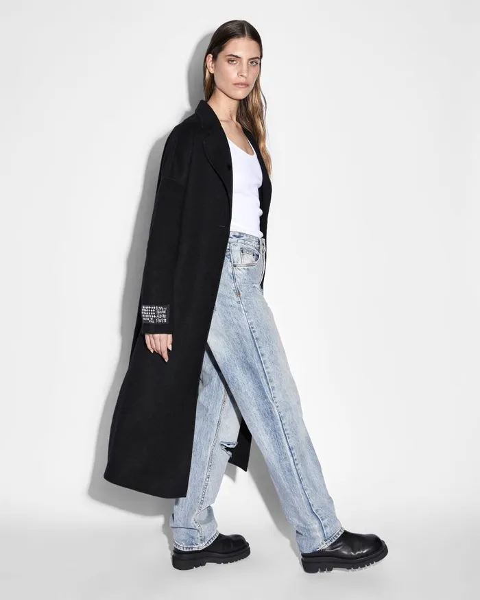 Ksubi Kamille Coat Black Womens Jackets