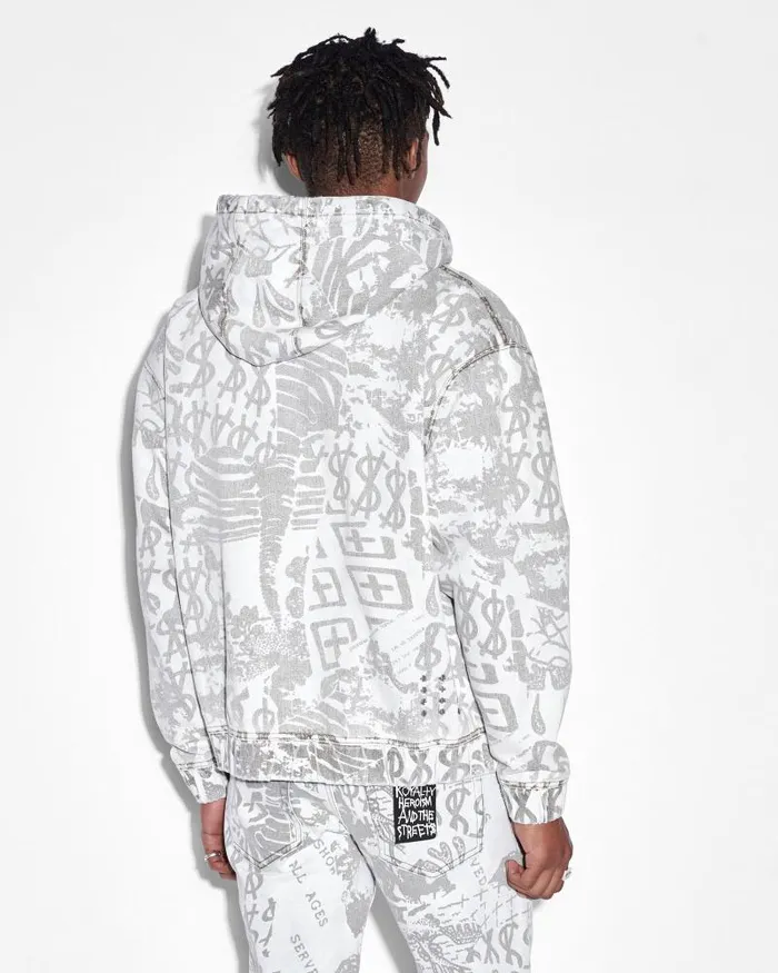 Ksubi Kollage Zip Hoodie Icey Mens Jackets