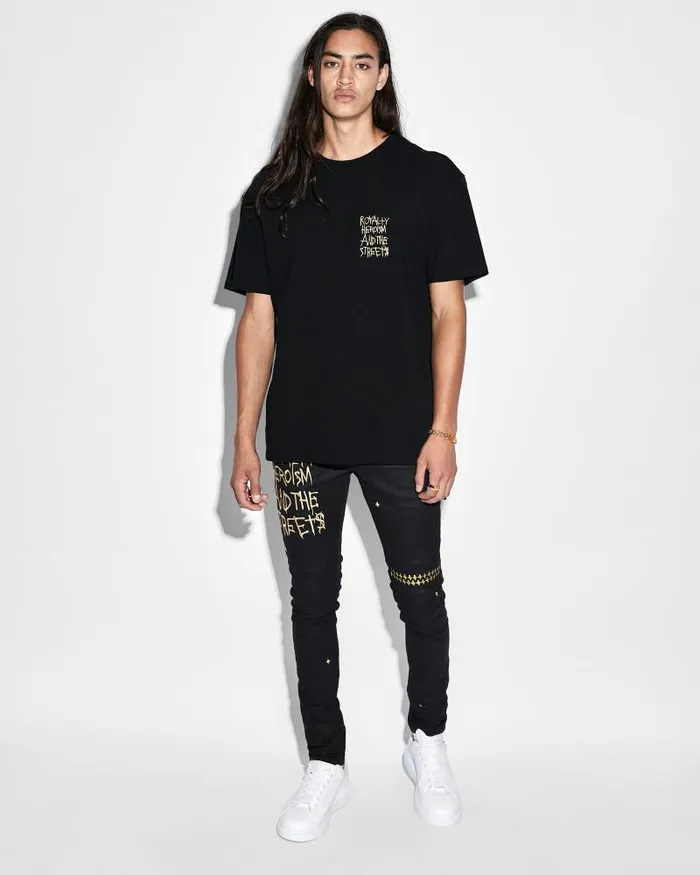 Ksubi Ksubi 23 Van Winkle Jet Black Wax Mens Skinny