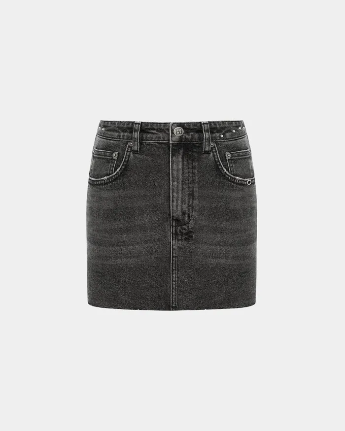 Ksubi Low Rider Mini Lovestruck Womens Denim Skirts