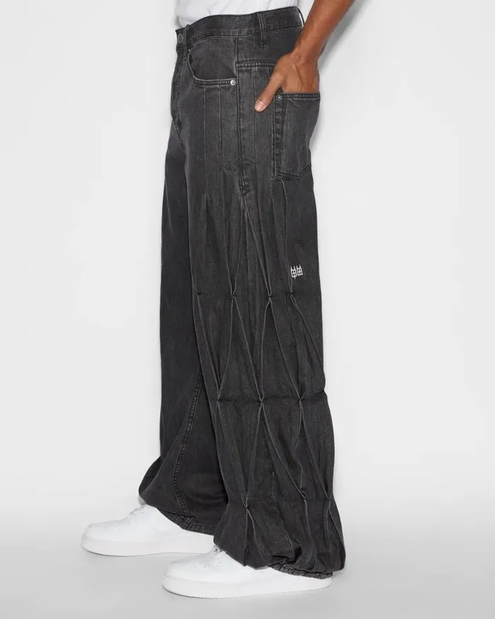 Ksubi MAXX Accordion Black Mens Relaxed