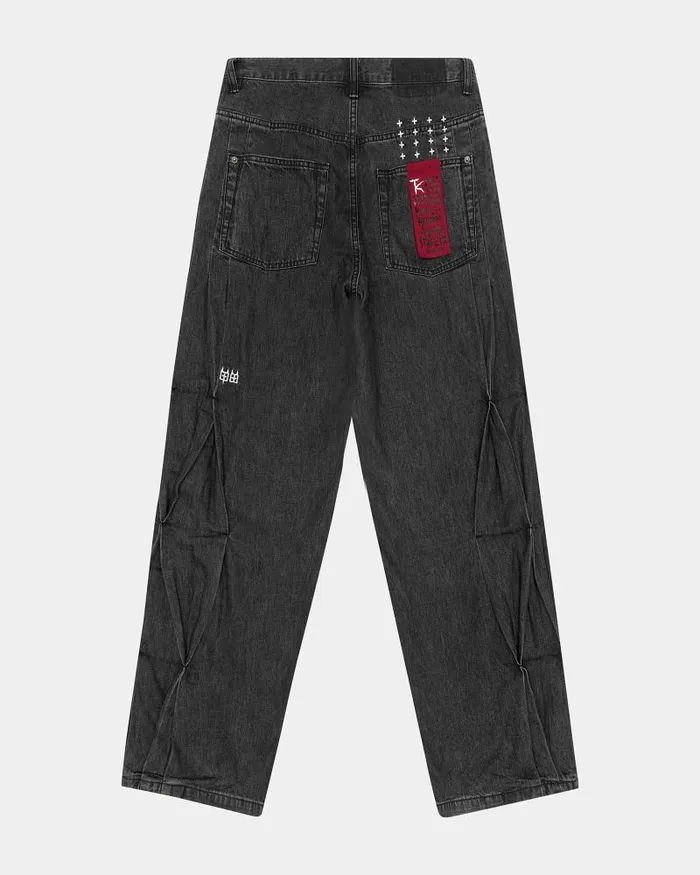 Ksubi MAXX Accordion Black Mens Relaxed