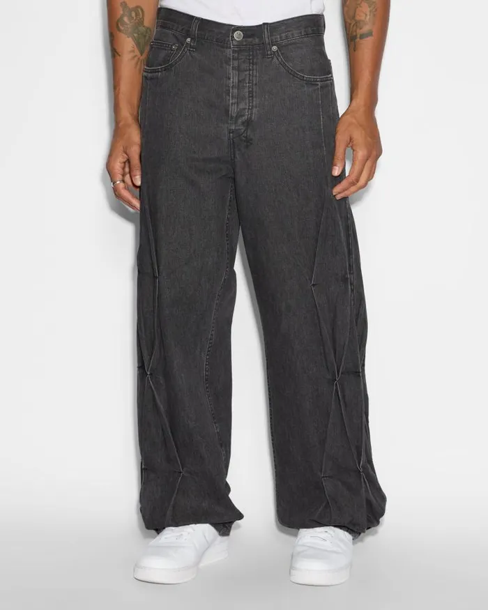 Ksubi MAXX Accordion Black Mens Relaxed