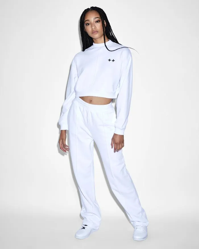 Ksubi Nimbus Straight Trak White Womens Pants