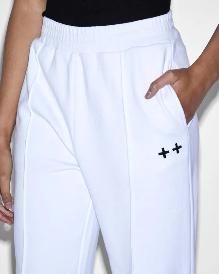 Ksubi Nimbus Straight Trak White Womens Pants