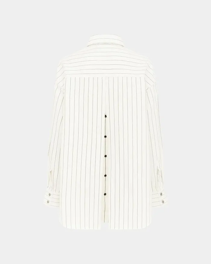 Ksubi Oversized Ls Shirt Prophetik Slice Womens Tops