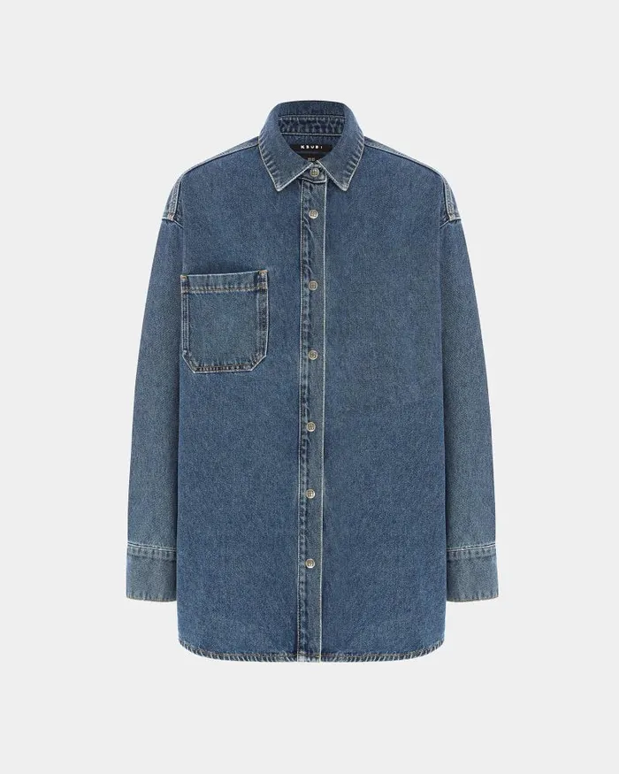 Ksubi Oversized Ls Shirt Subway Womens Tops