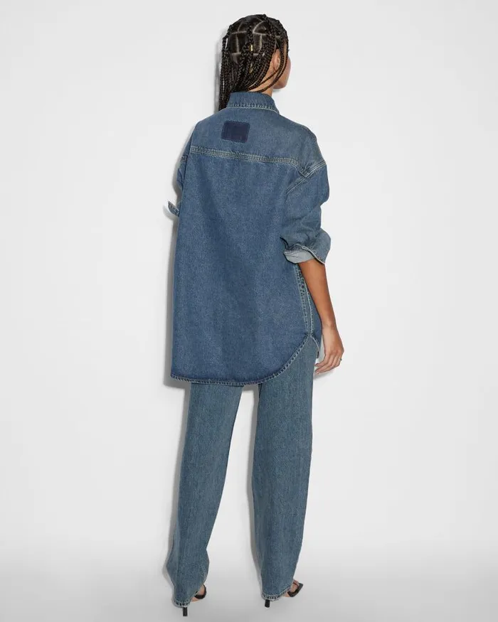 Ksubi Oversized Ls Shirt Subway Womens Tops