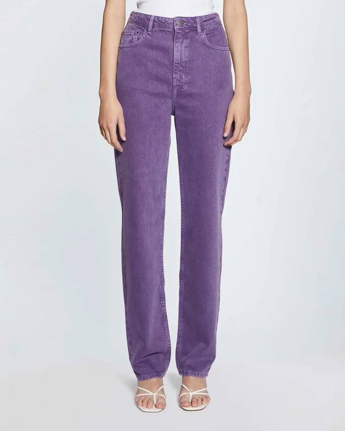 Ksubi Playback Aubergine Womens Straight