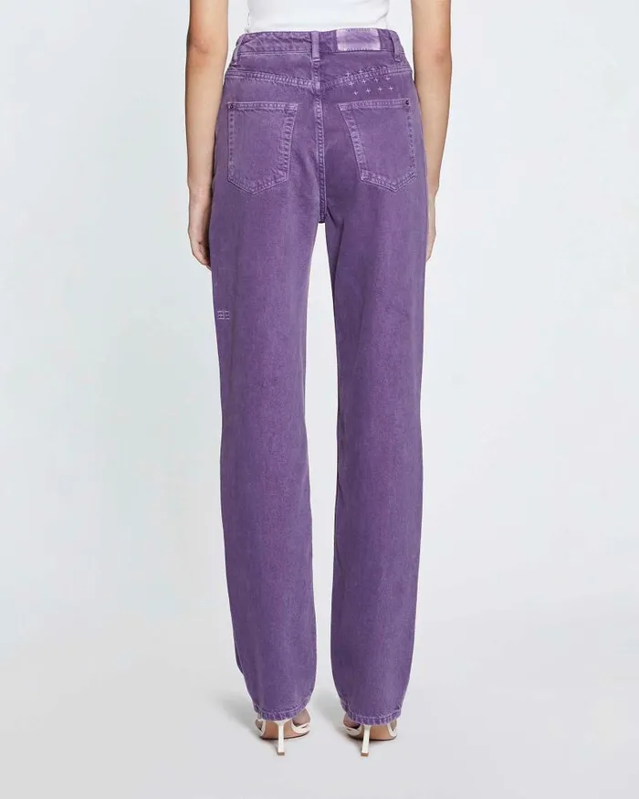 Ksubi Playback Aubergine Womens Straight