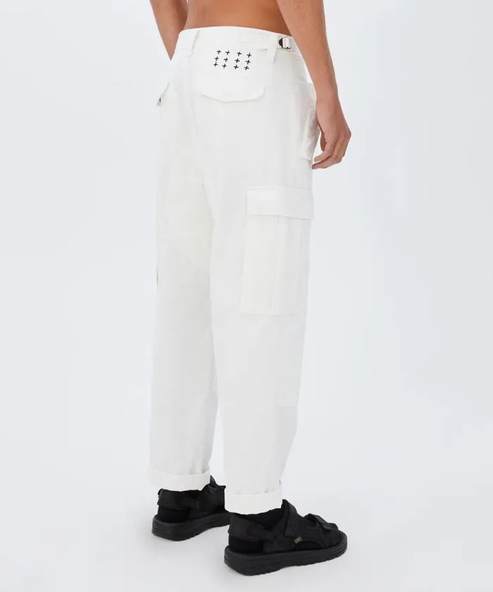Ksubi Raws Cargo Pant White Mens Pants