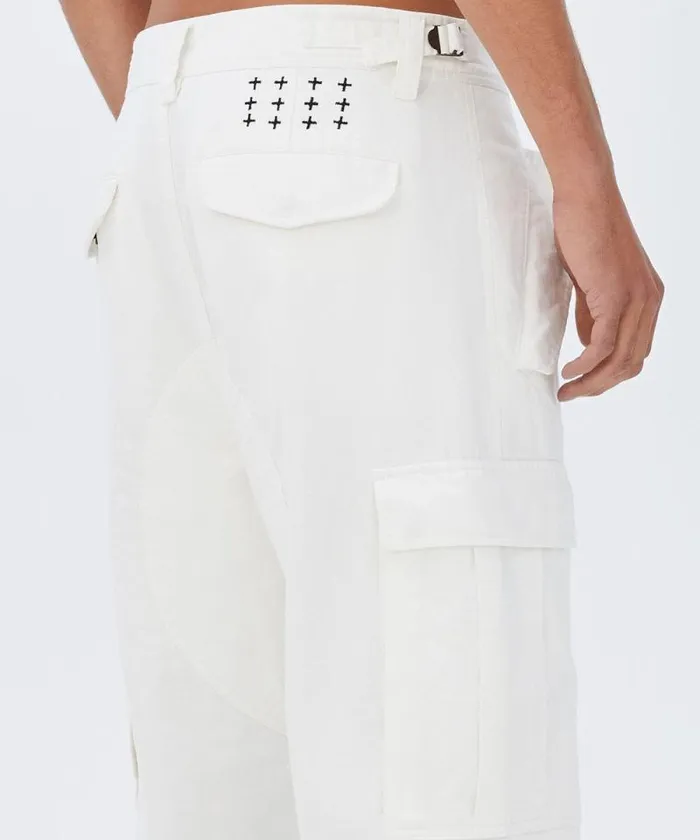 Ksubi Raws Cargo Pant White Mens Pants