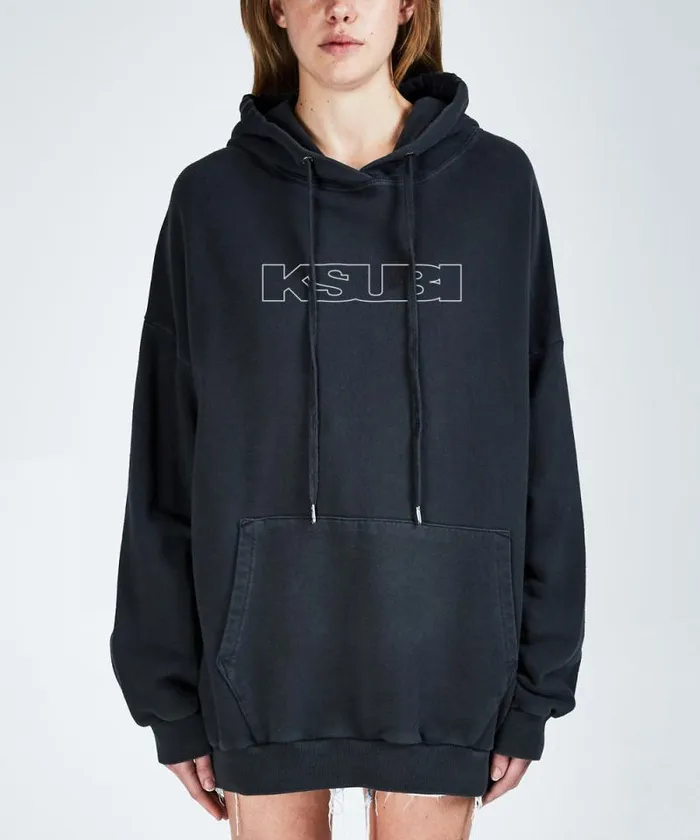 Ksubi Sign Of The Times Og Hoodie Tru Black Womens Sweats