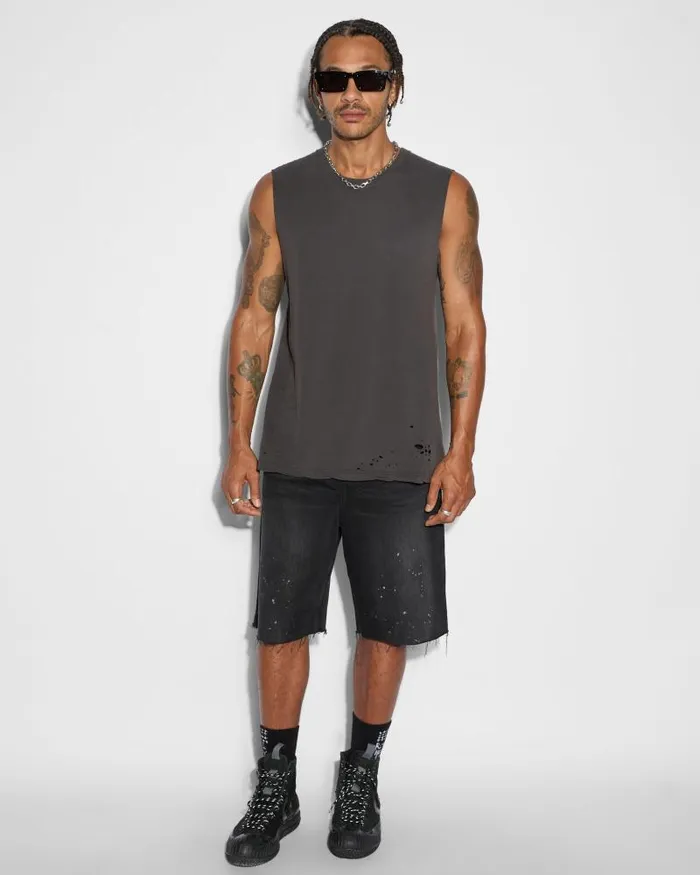 Ksubi Sioux Cut Tee Faded Black Mens TShirts