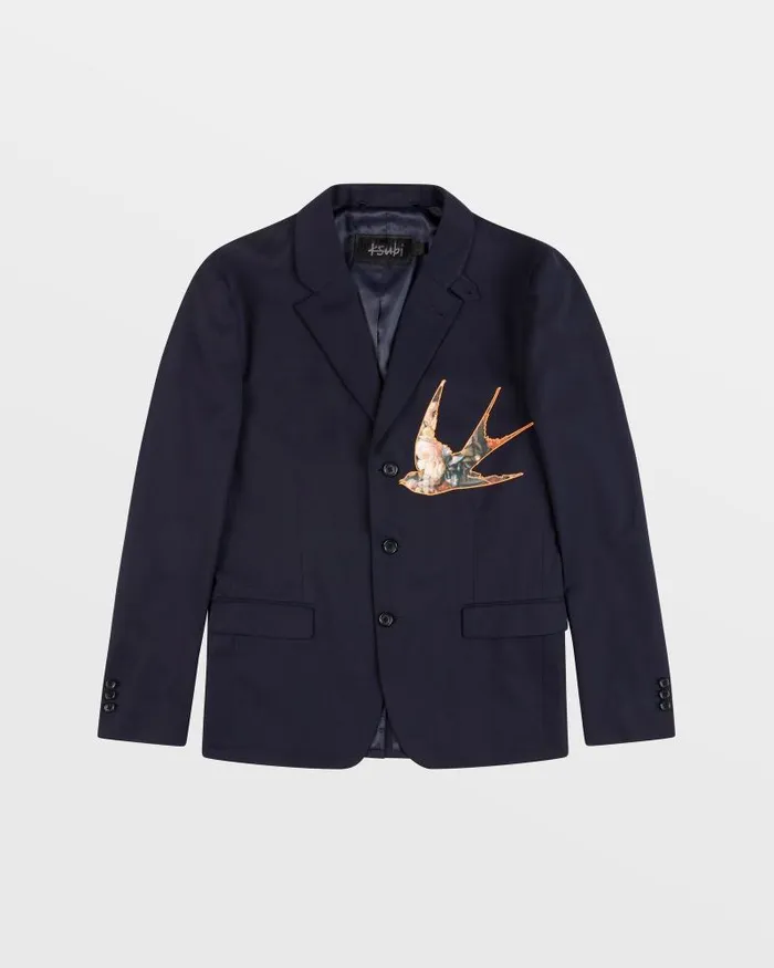 Ksubi Sting Blazer Navy Mens Jackets