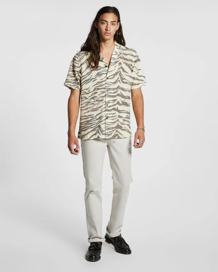 Ksubi Tigerrr Resort Ss Shirt Multi Mens Shirts