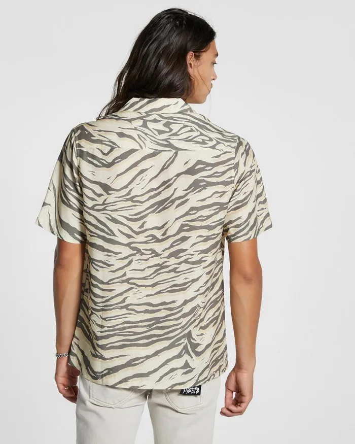 Ksubi Tigerrr Resort Ss Shirt Multi Mens Shirts
