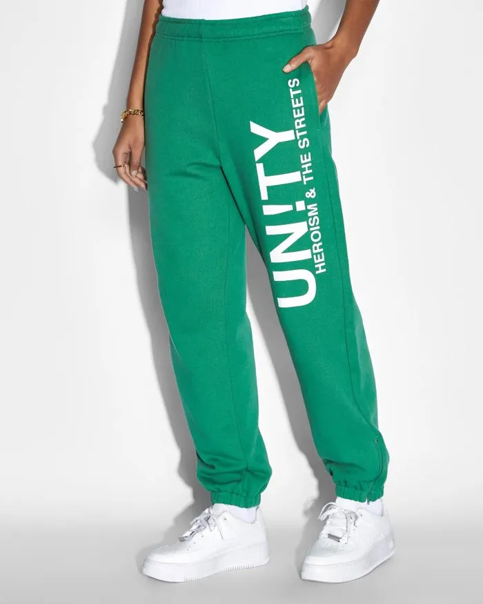 Ksubi Unity Zip Trax Green Womens Sweats
