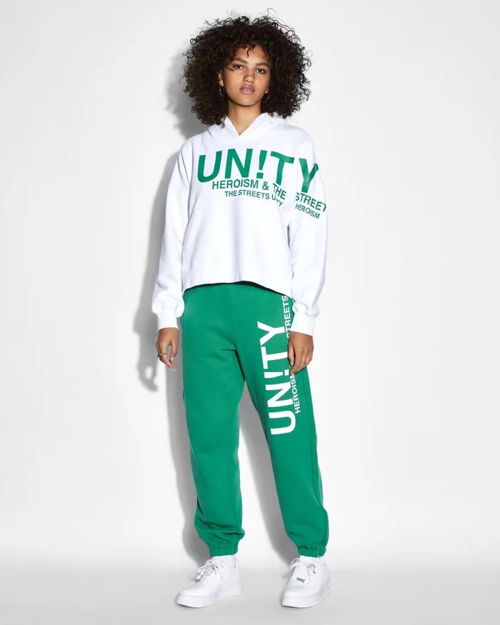 Ksubi Unity Zip Trax Green Womens Sweats