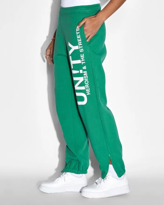 Ksubi Unity Zip Trax Green Womens Sweats