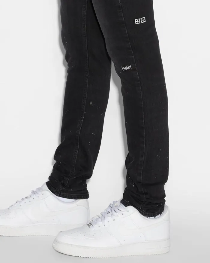 Ksubi Van Winkle Artist Black Mens Skinny