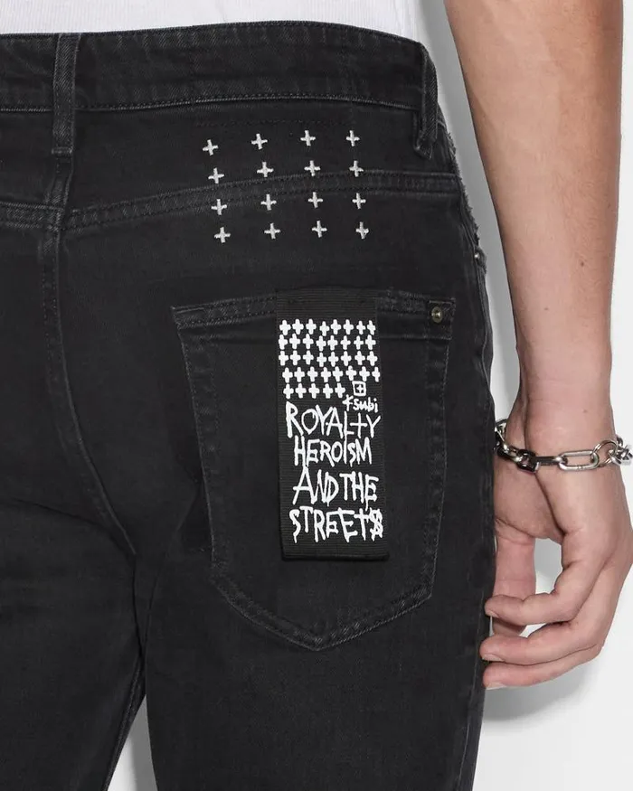 Ksubi Van Winkle Artist Black Mens Skinny