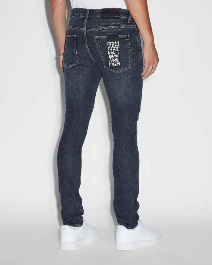 Ksubi Van Winkle Blue Blood Mens Skinny