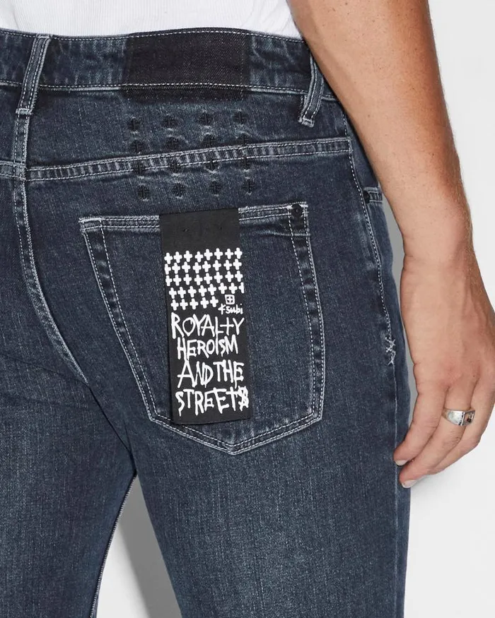 Ksubi Van Winkle Blue Blood Mens Skinny