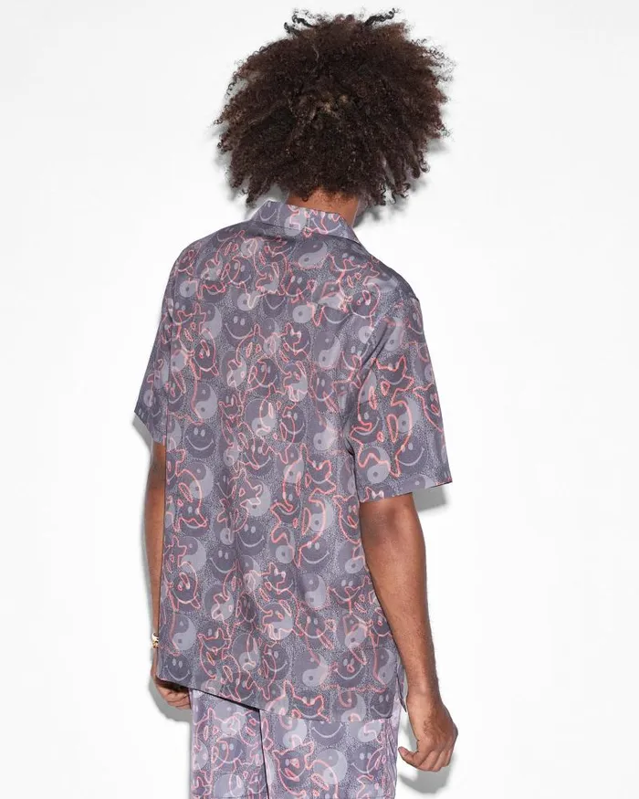 Ksubi Yin Dollar Resort Ss Shirt Multi Mens Shirts