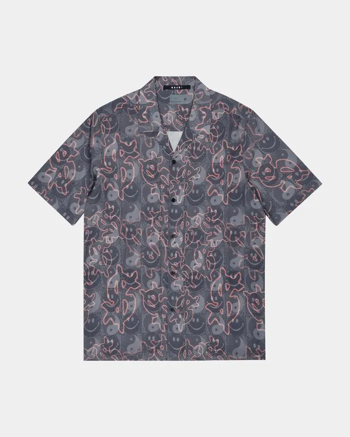Ksubi Yin Dollar Resort Ss Shirt Multi Mens Shirts